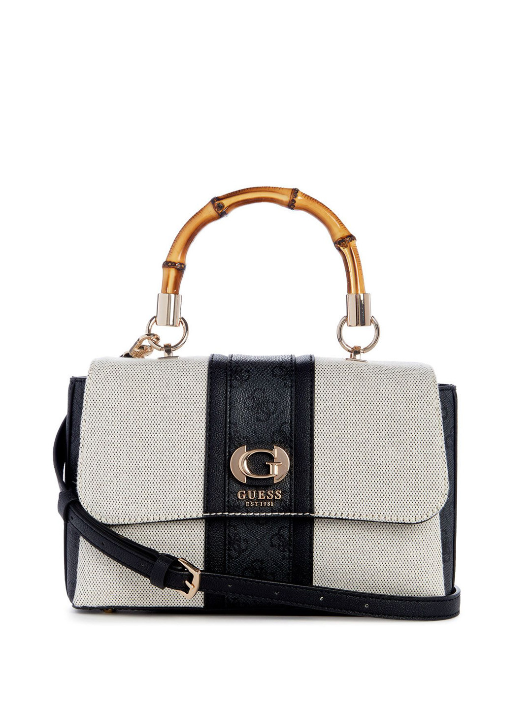 GUESS Women Solid Bucket Handheld Bag with Tasselled