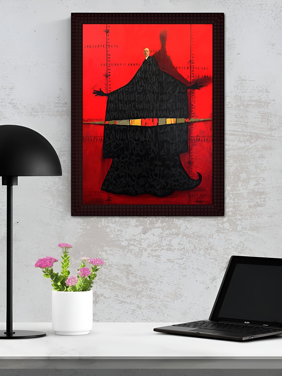 Tamatina Red & Black David Acevedo Printed Wall Art