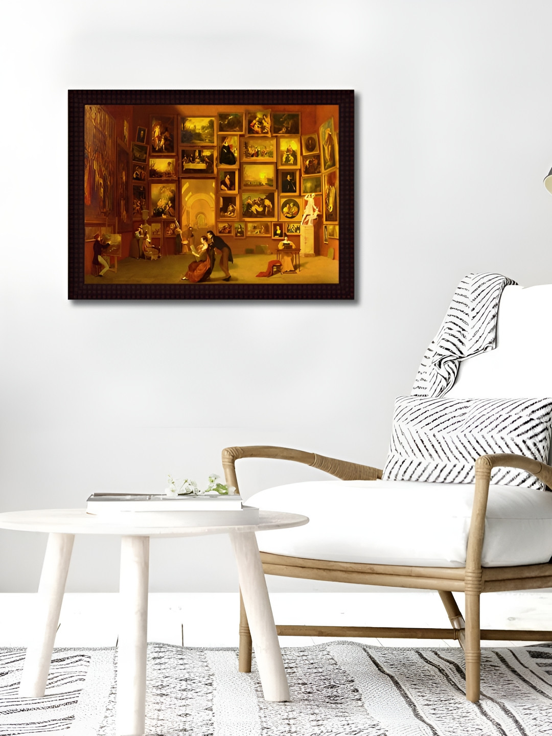 Tamatina Brown & Black A Vintage Dimension Printed Wall Art