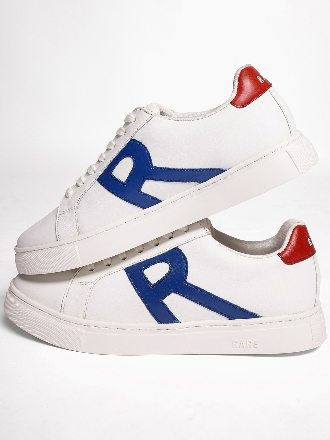 RARE RABBIT Men Starlight Leather Slip-On Sneakers