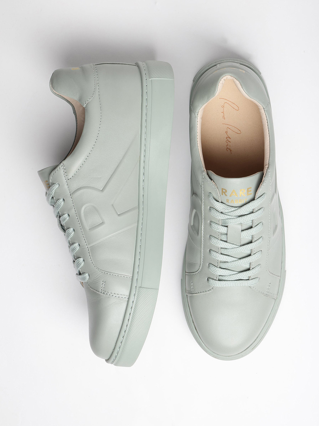 RARE RABBIT Men Odessa Leather Sneakers