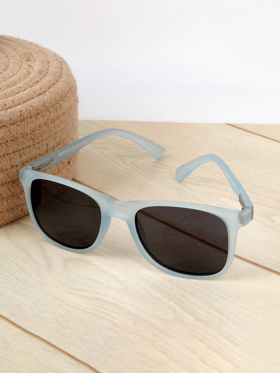 Woggles Unisex Full Rim Square Sunglasses with Polarised Lens WOWFSQ-02-M11-1094-M