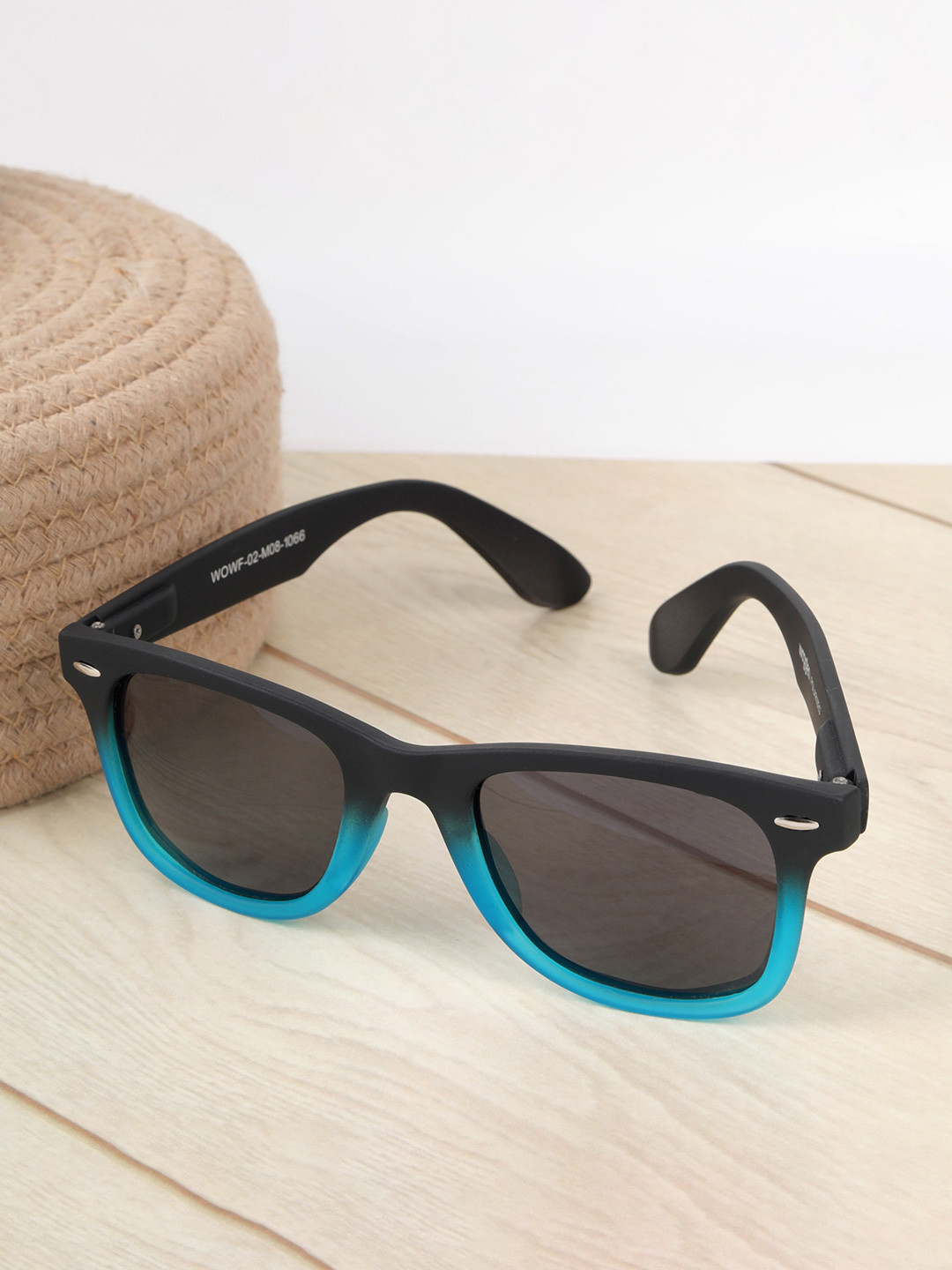 Woggles Unisex Full Rim Wayfarer Sunglasses with Polarized Lens WOWF-02-M08-1066-M