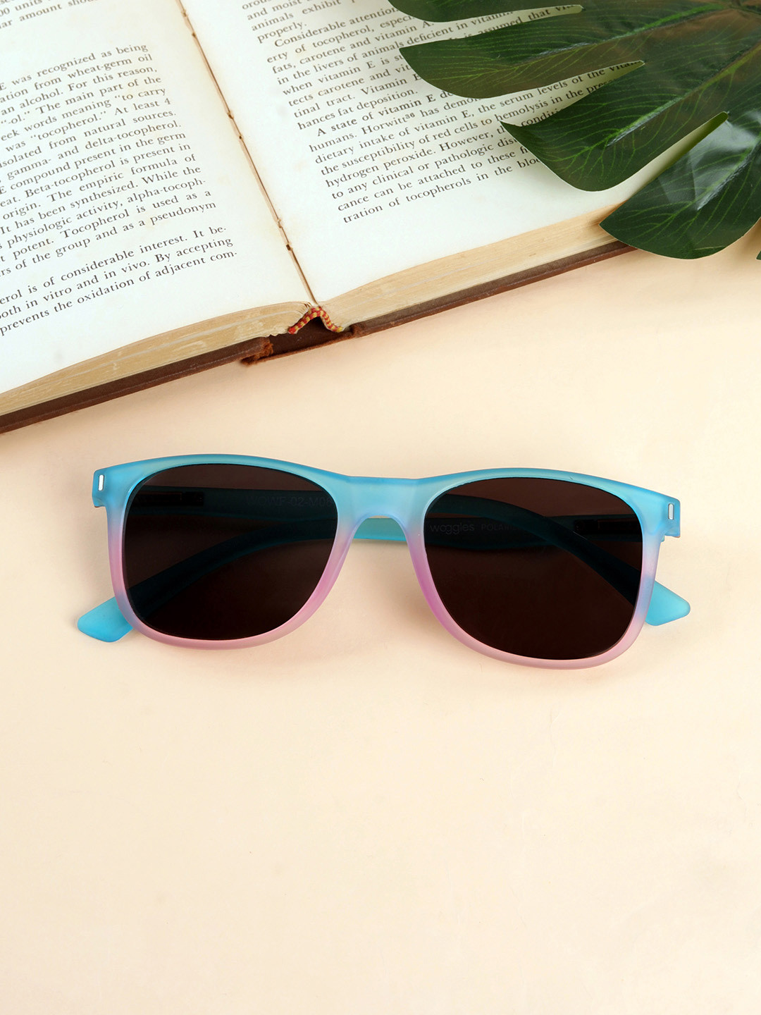 Woggles Unisex Full Rim Wayfarer Sunglasses with Polarized Lens WOWF-02-M08-1071-W