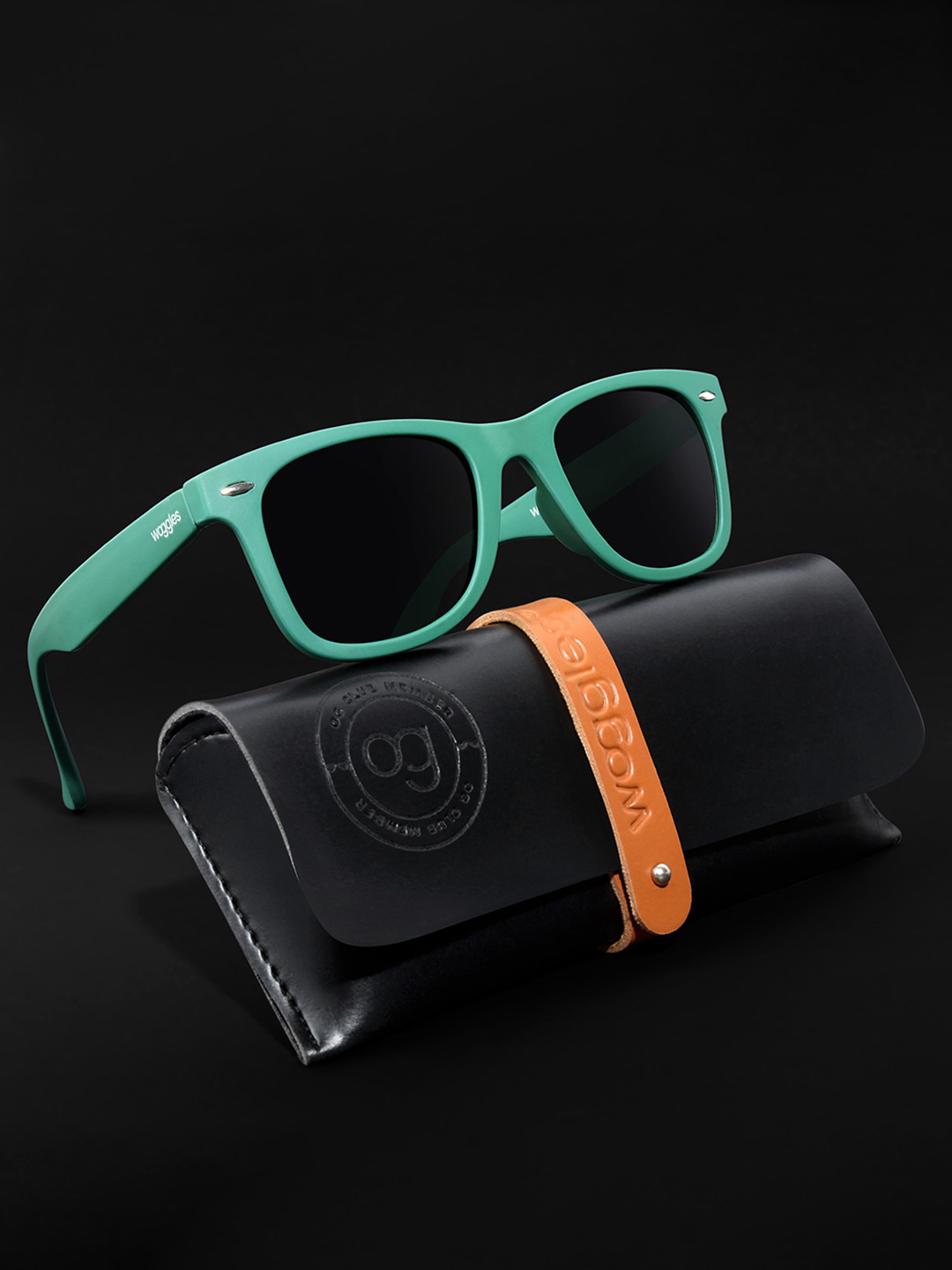 Woggles Unisex Full Rim Wayfarer Sunglasses with Polarized Lens WOWF-02-M08-1059-M