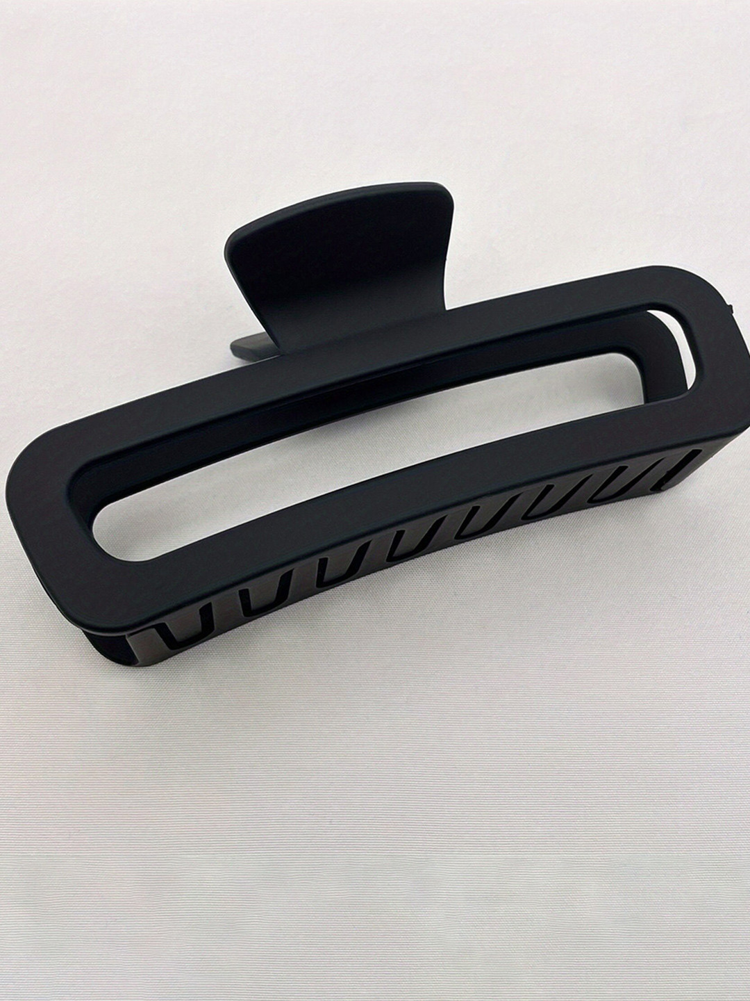 CHRONEX Set of 2 Matte Hair Claw Clip Large Rectangular Hair Grab Clip