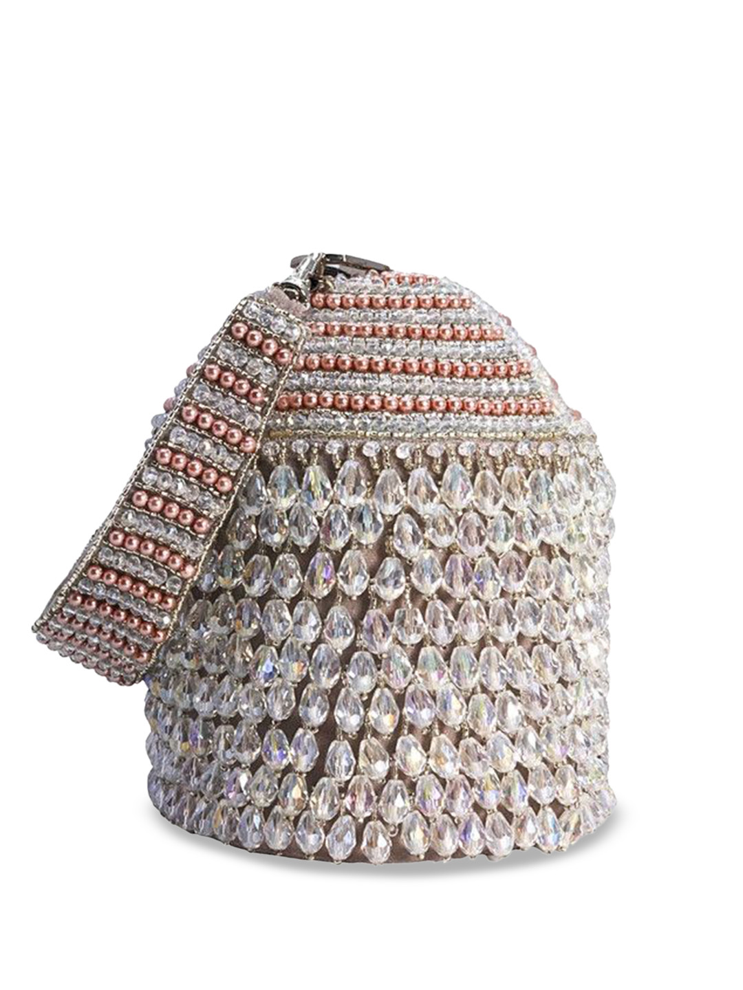 Forever Noor Women Suede Bucket Handheld Bag