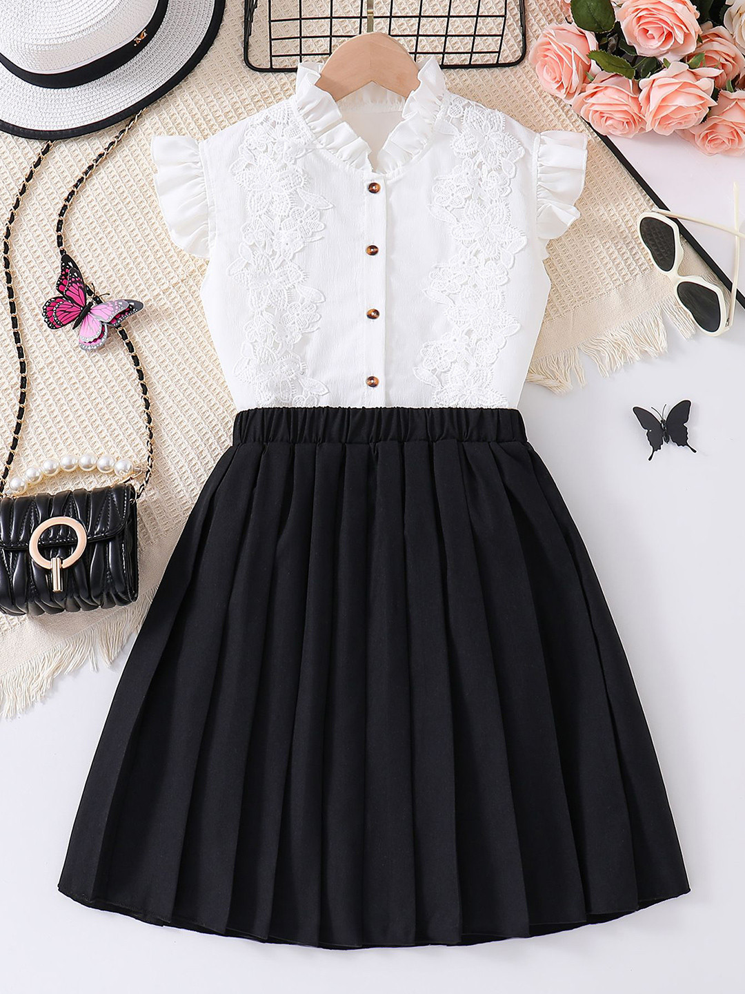 StyleCast x Revolte Girls Solid Top and Skirt Set