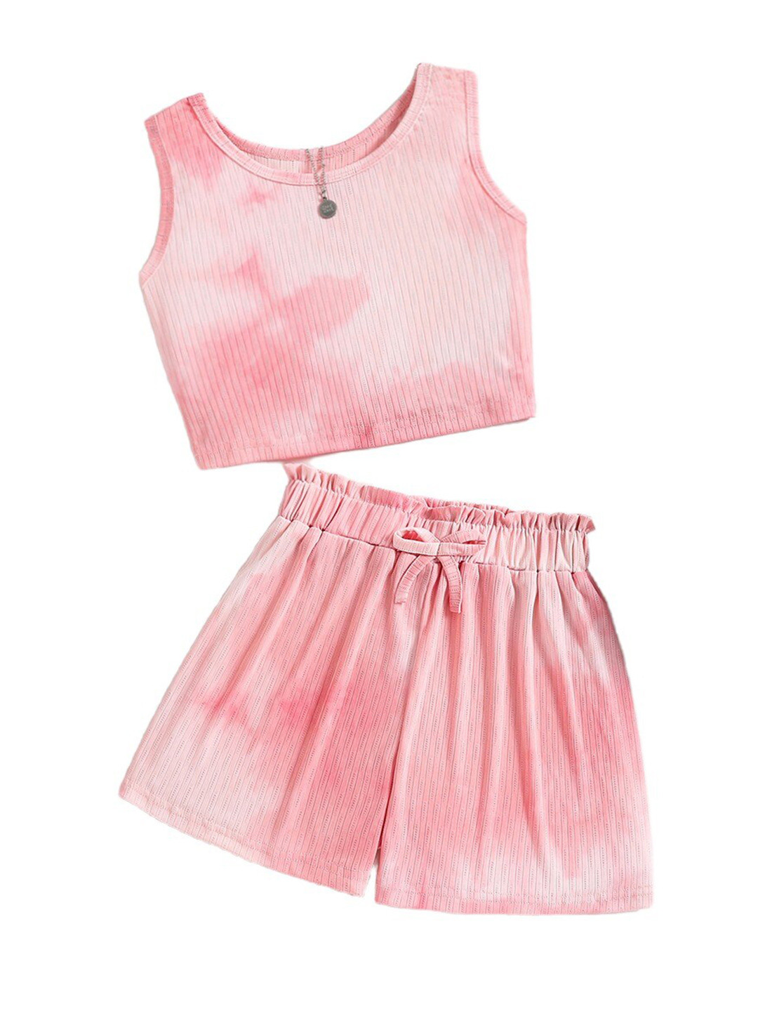 StyleCast x Revolte Girls Dyed Top and Shorts Set