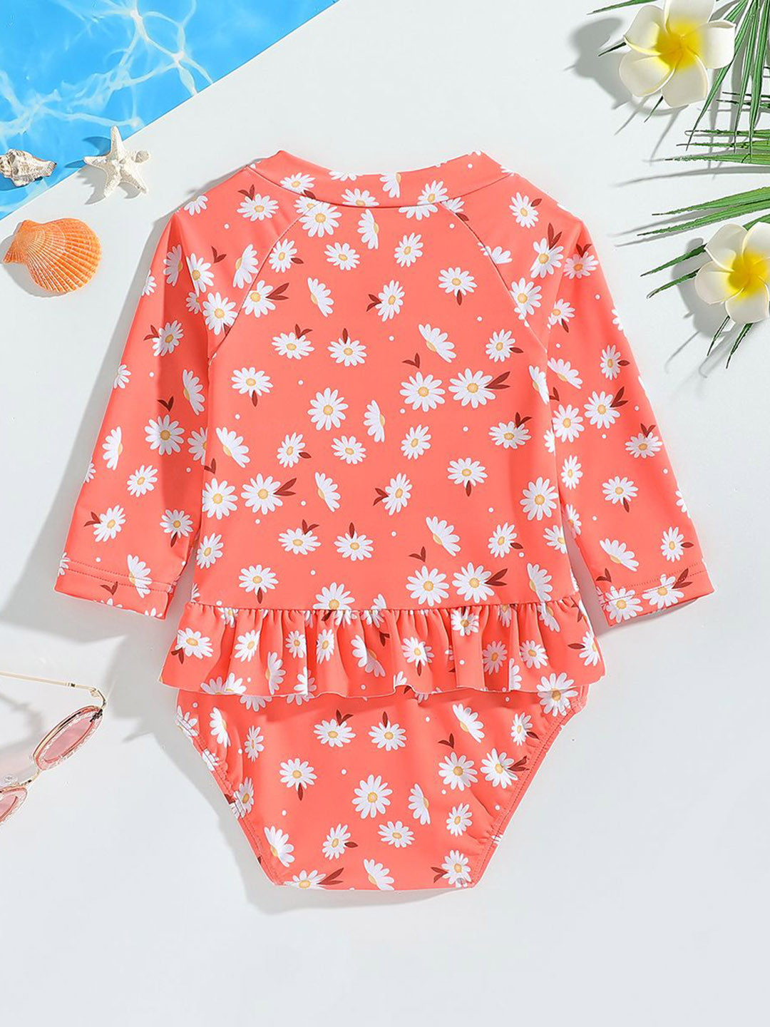 StyleCast x Revolte Girls Floral Printed Swimming Dress