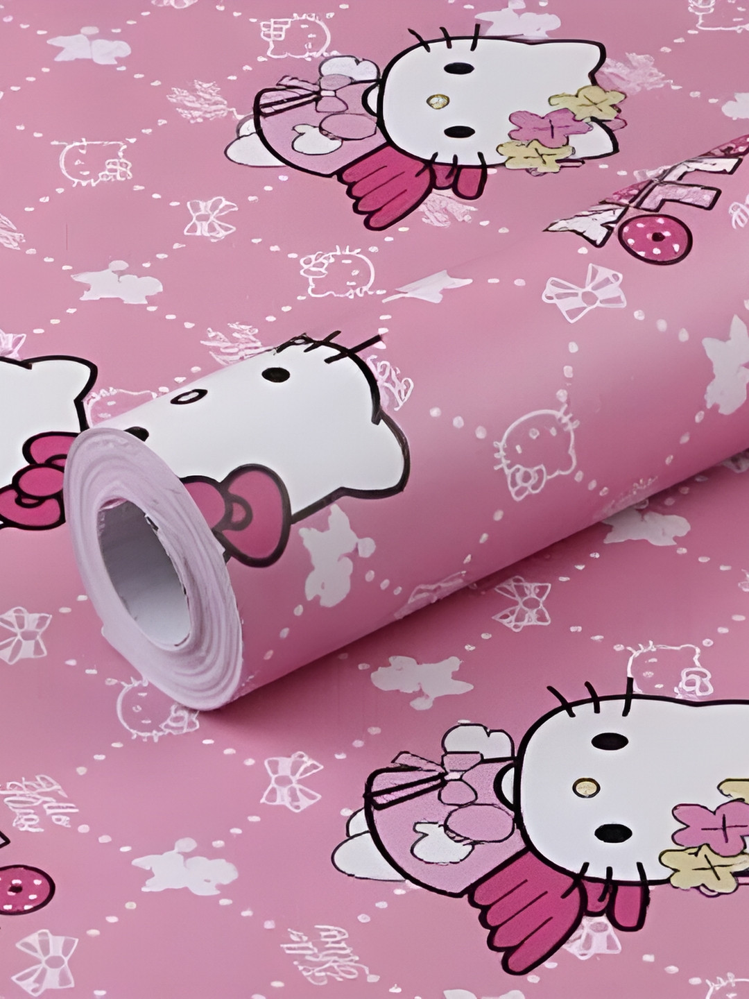 Aura Pink 3D Printed Self Adhesive Wall Sticker