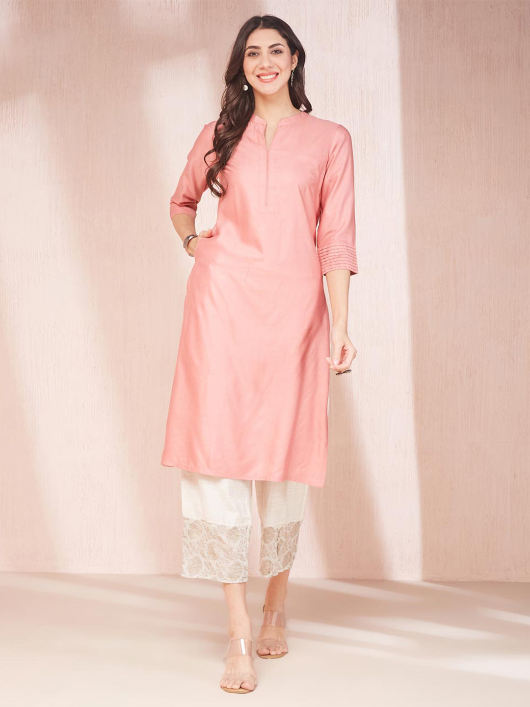 Fabindia Calf Length Long Kurta