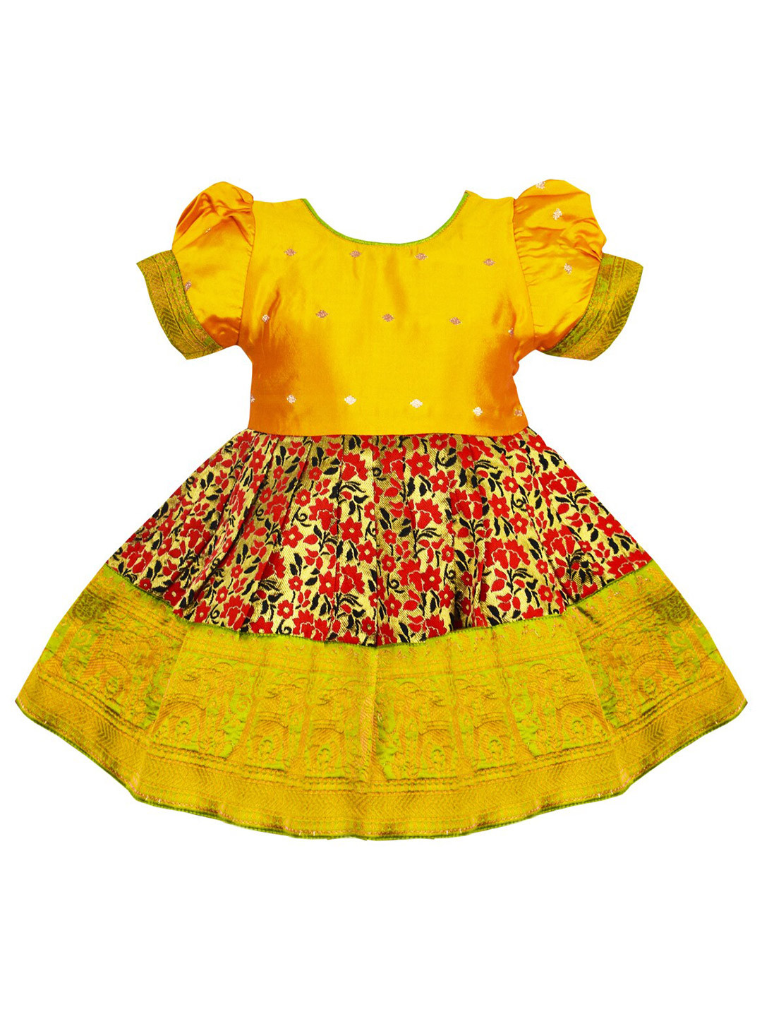 AMIRTHA FASHION Floral Print Fit & Flare Dress