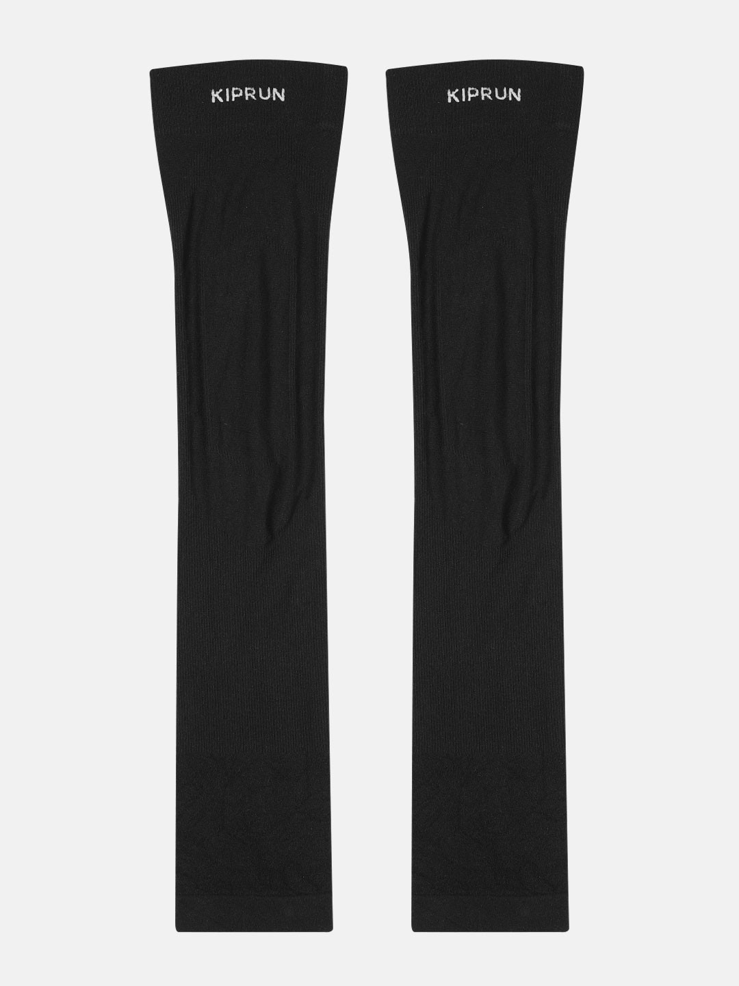 Decathlon Kiprun - Unisex Black Easy to Move UV Protected Running Arm and Hand Sleeves