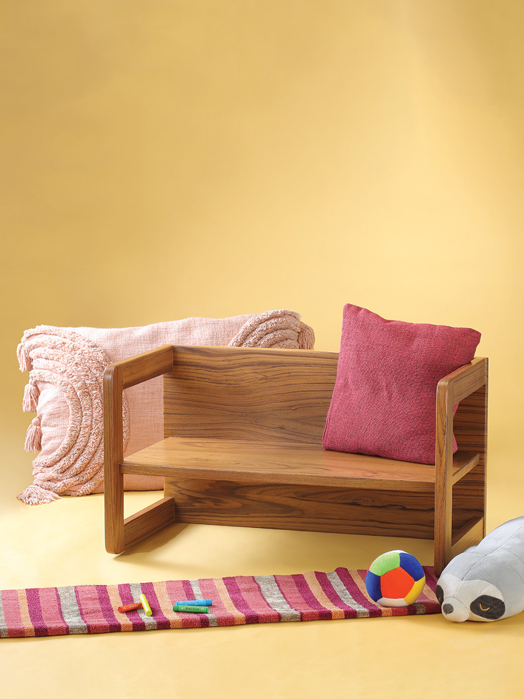 Utopia Choice Brown Wooden Bench