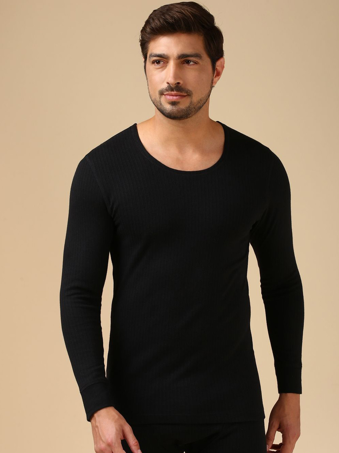Van Heusen Innerwear Anti Bacterial Cotton Thermal Top