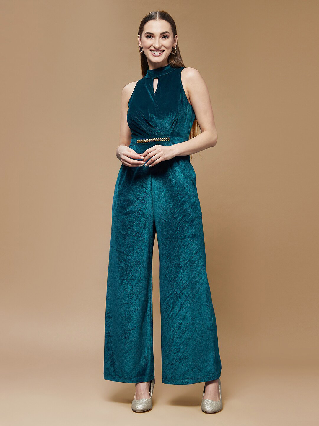 all about you Halter Neck Basic Jumpsuit