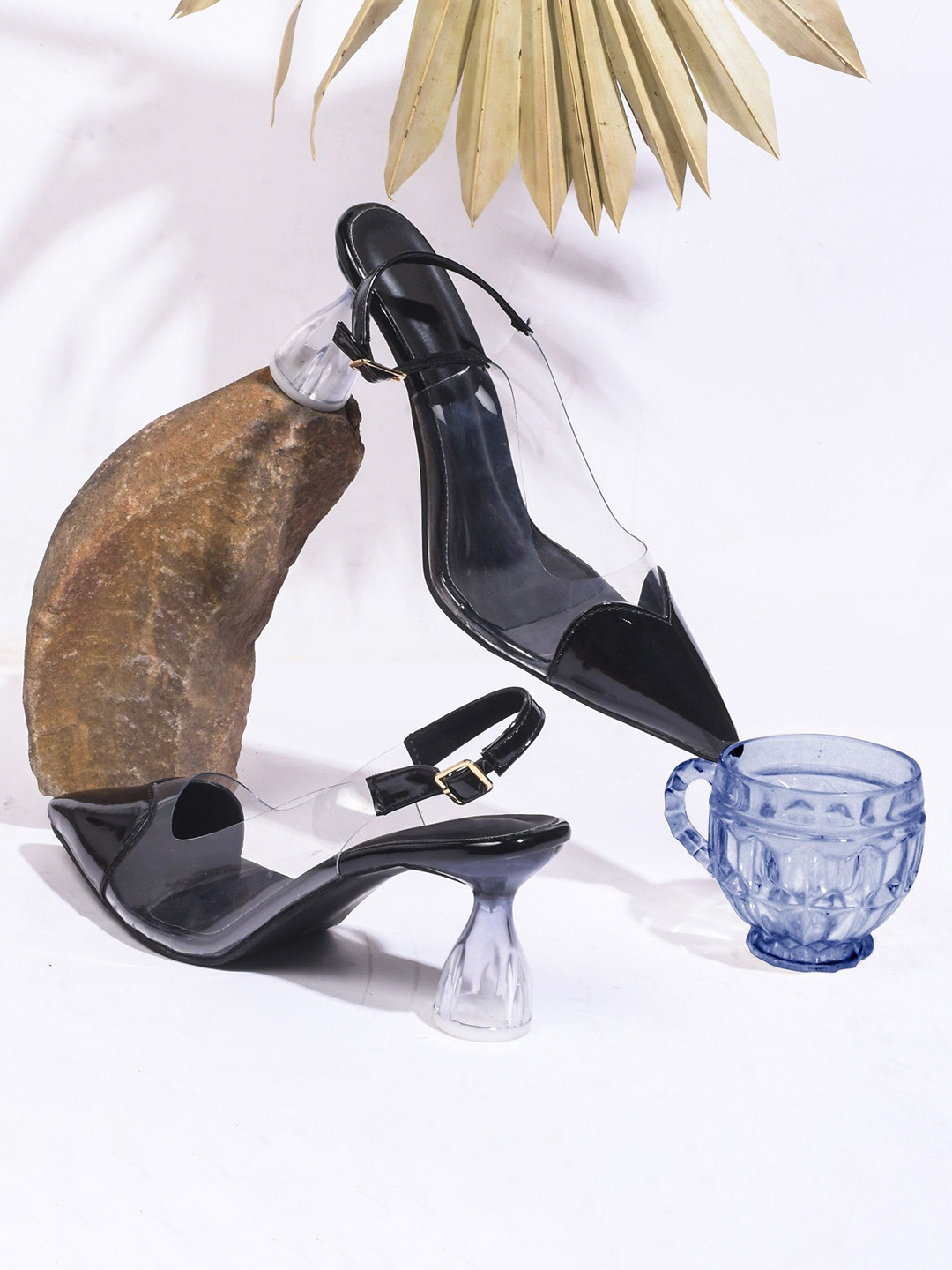 Try Me Pointed Toe Kitten Heel Mules