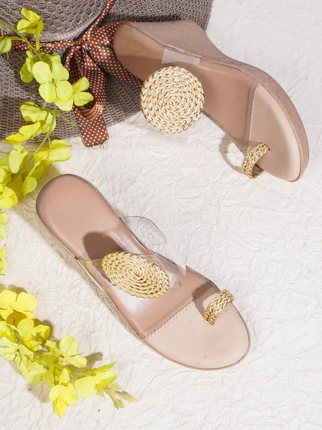 Try Me One Toe Wedges Heel Sandal