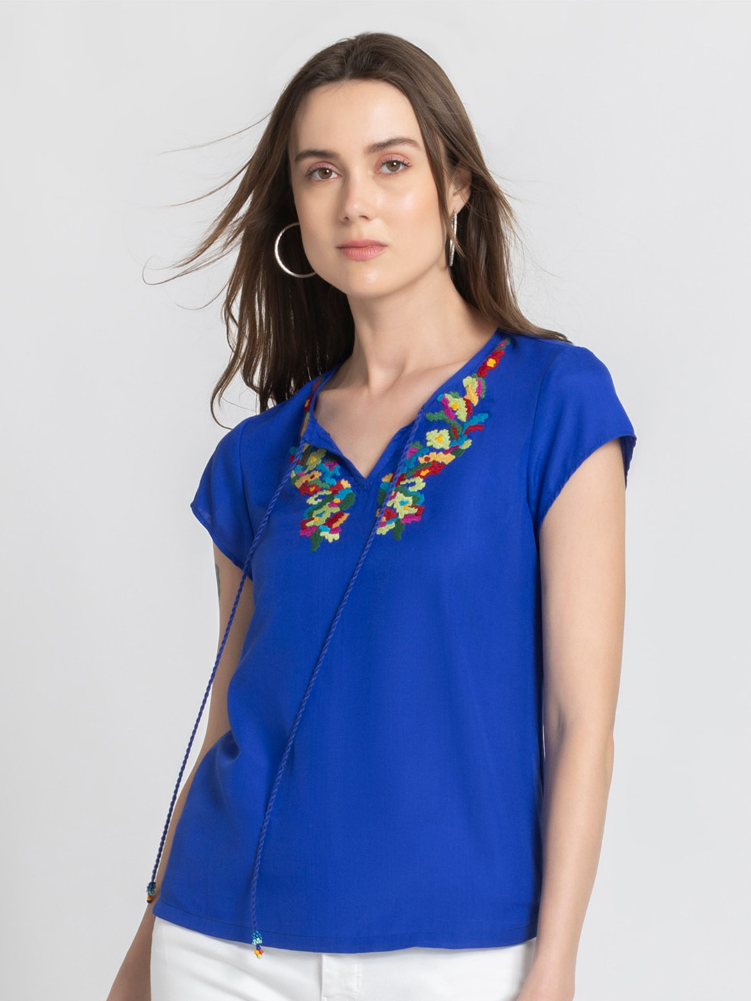 SHAYE Wrap Top