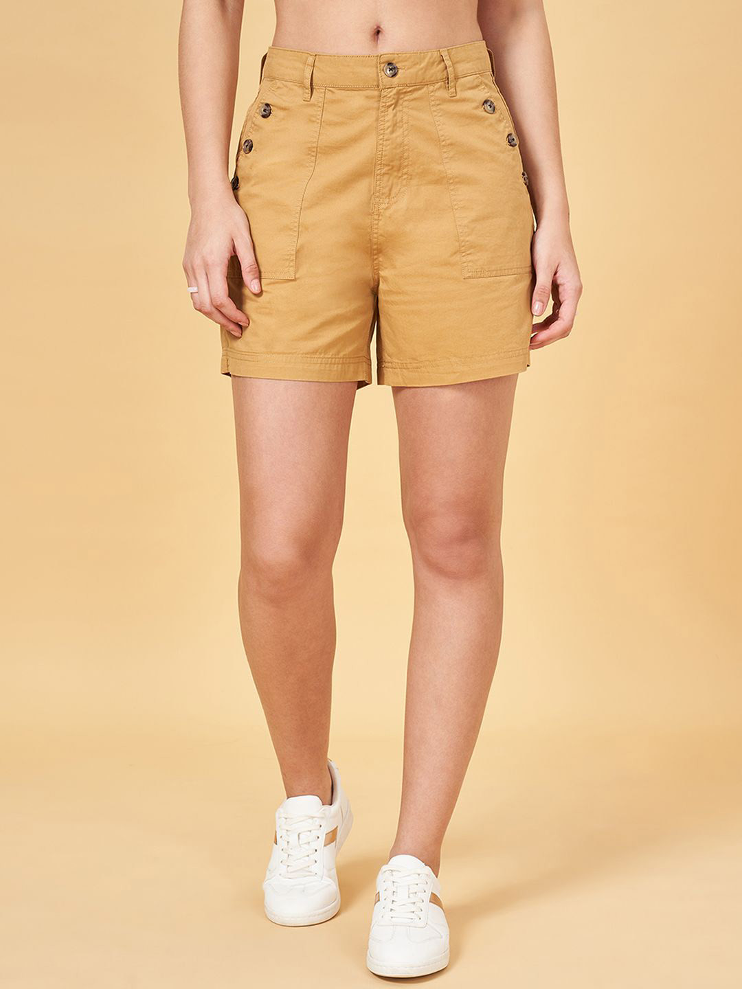 Honey by Pantaloons Women High-Rise Shorts