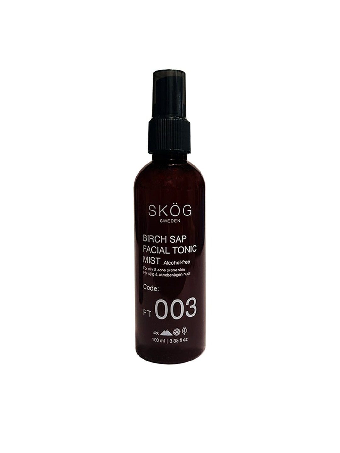 SKOG Sweden Birch Sap Facial Tonic Mist For Oily & Acne Prone Skin - 100ml