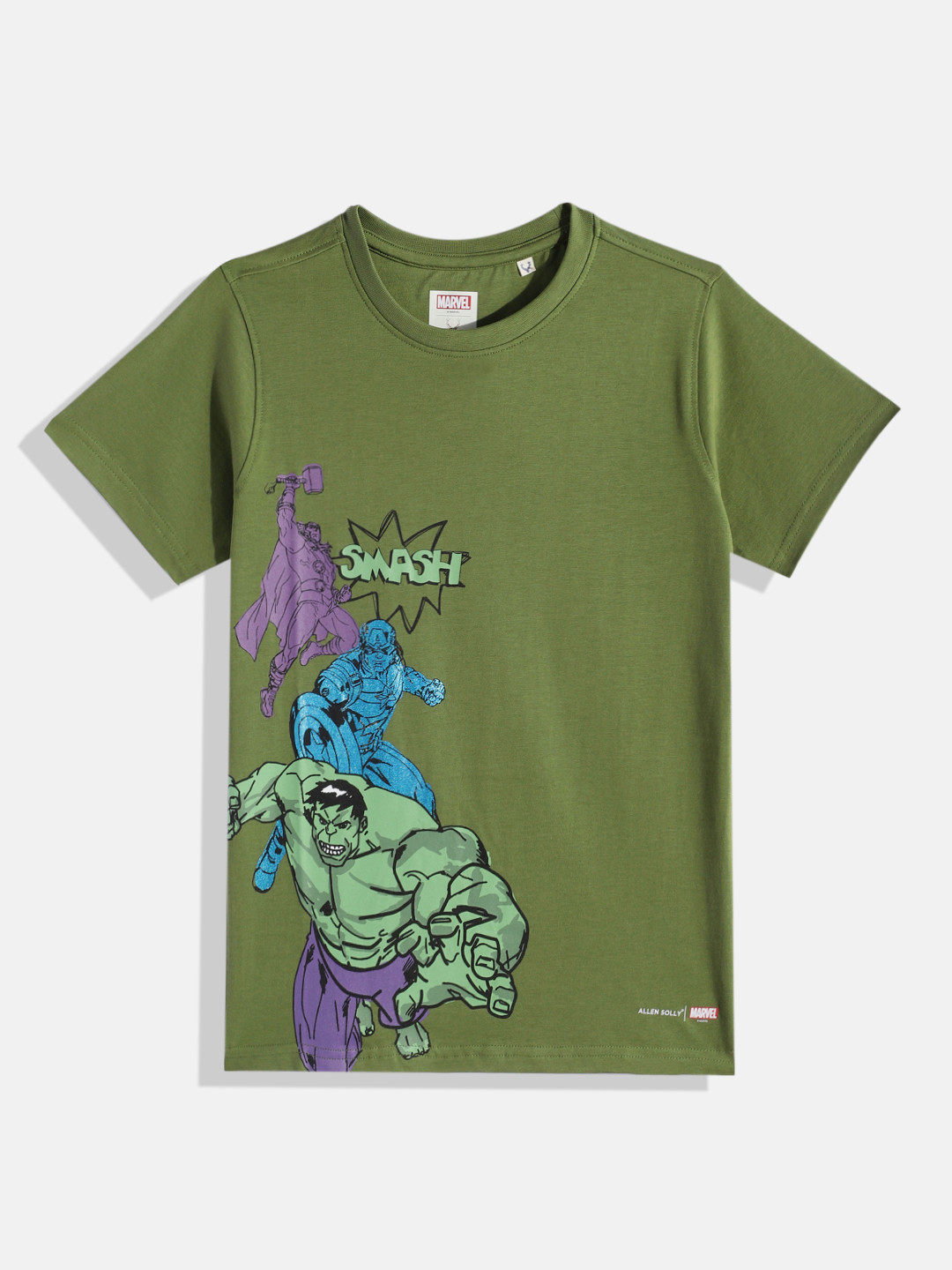 Allen Solly Junior x Marvel Boys Printed Pure Cotton T-shirt