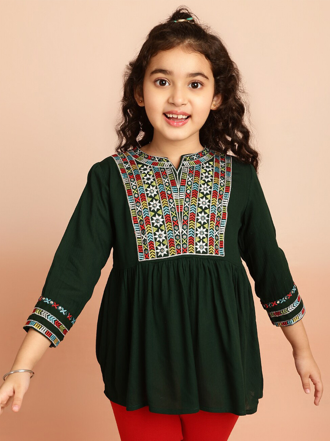 BAESD Kids-Girls Embroidered Tops