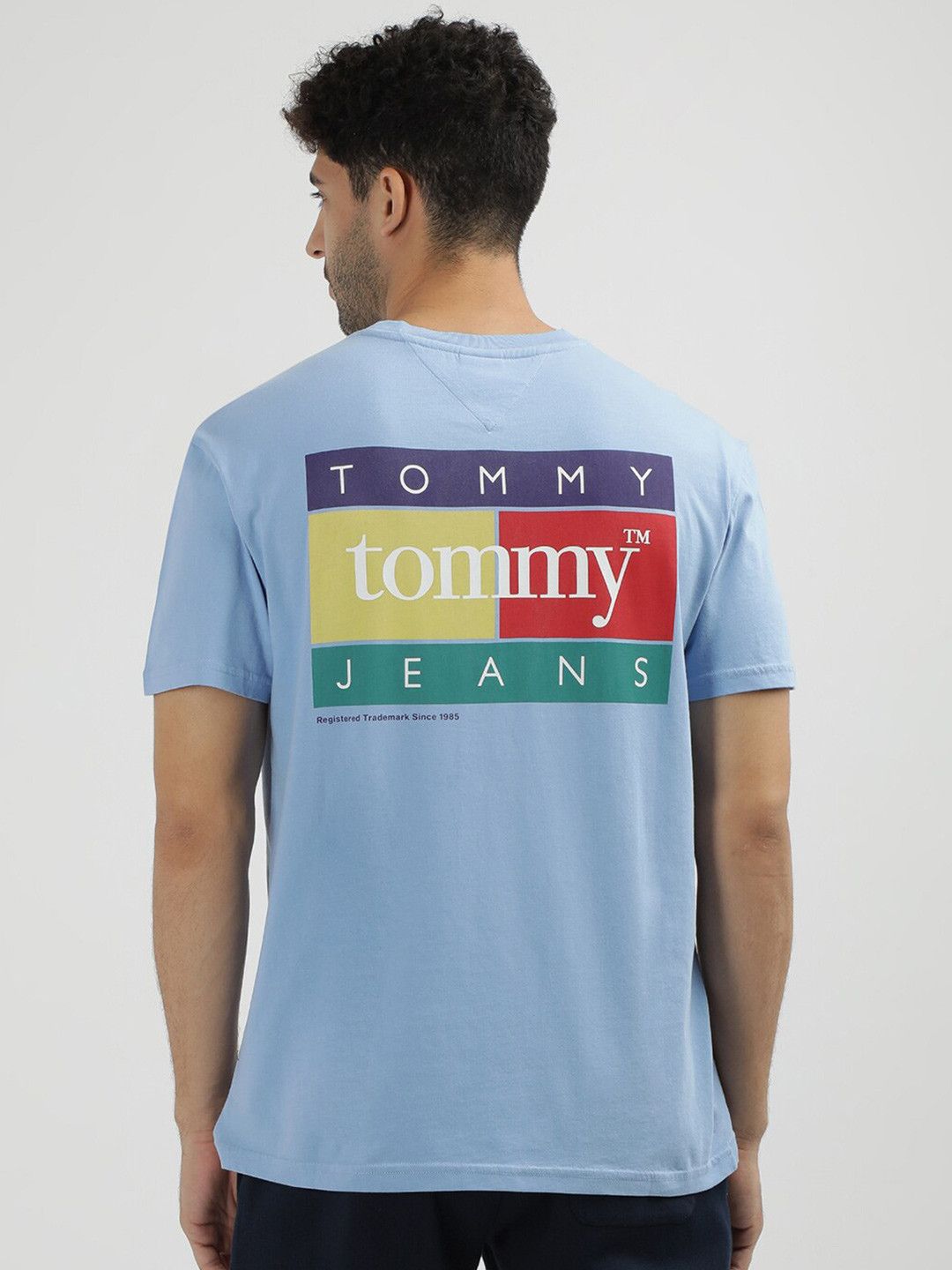 Tommy Hilfiger Men Typography Applique T-shirt