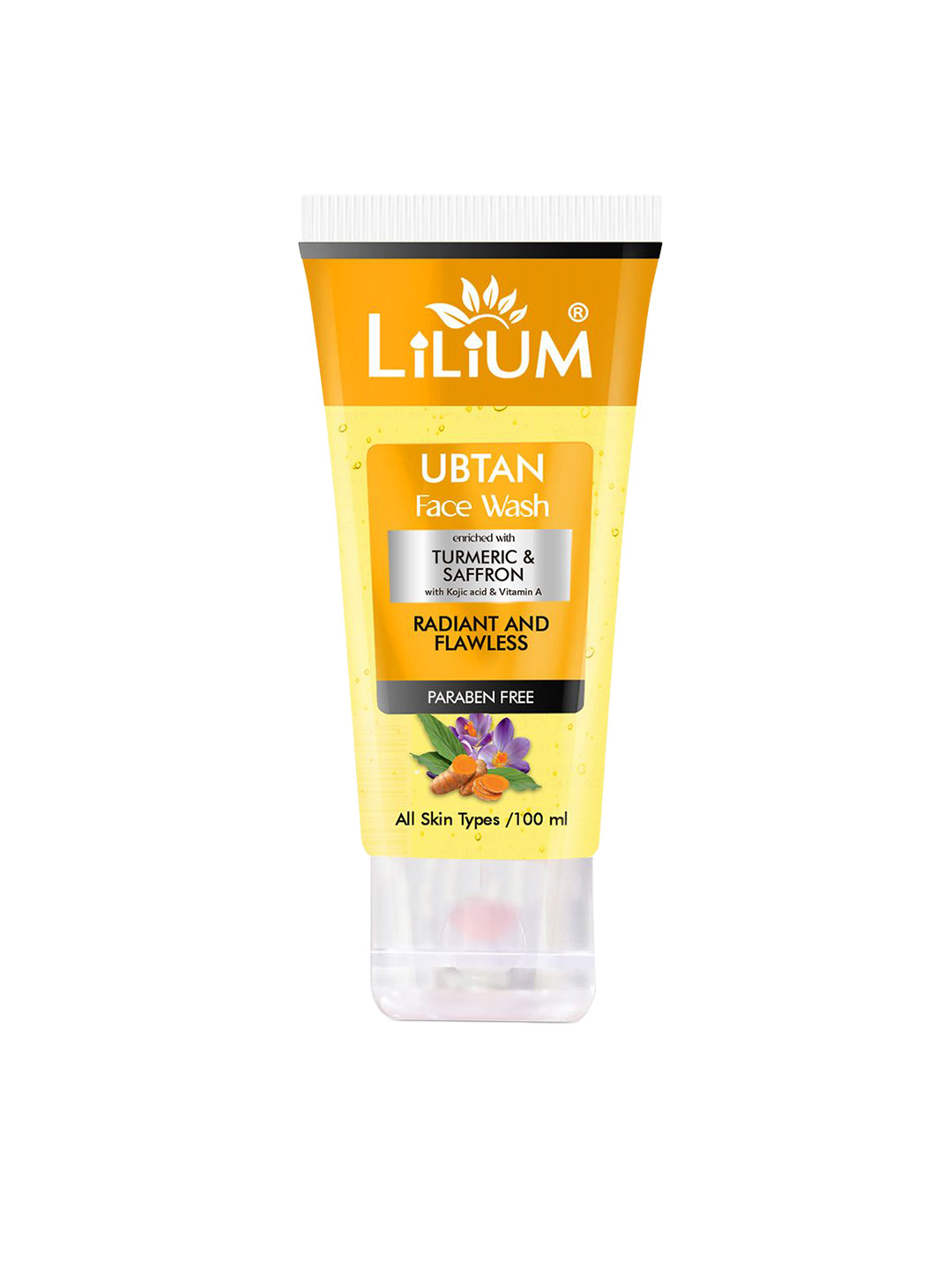 Lilium Ubtan Face Wash With Turmeric & Saffron - 100ml
