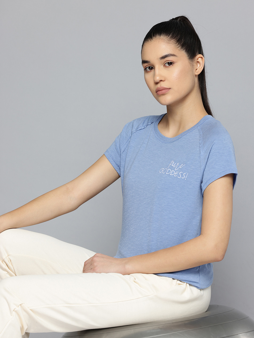 Decathlon Embroidered Yoga T-shirt
