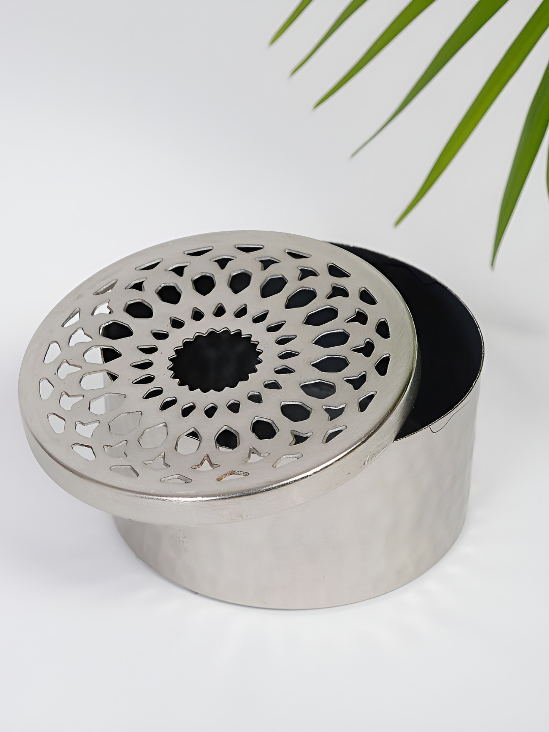 Fabindia Silver-Toned Regular Desk Organiser