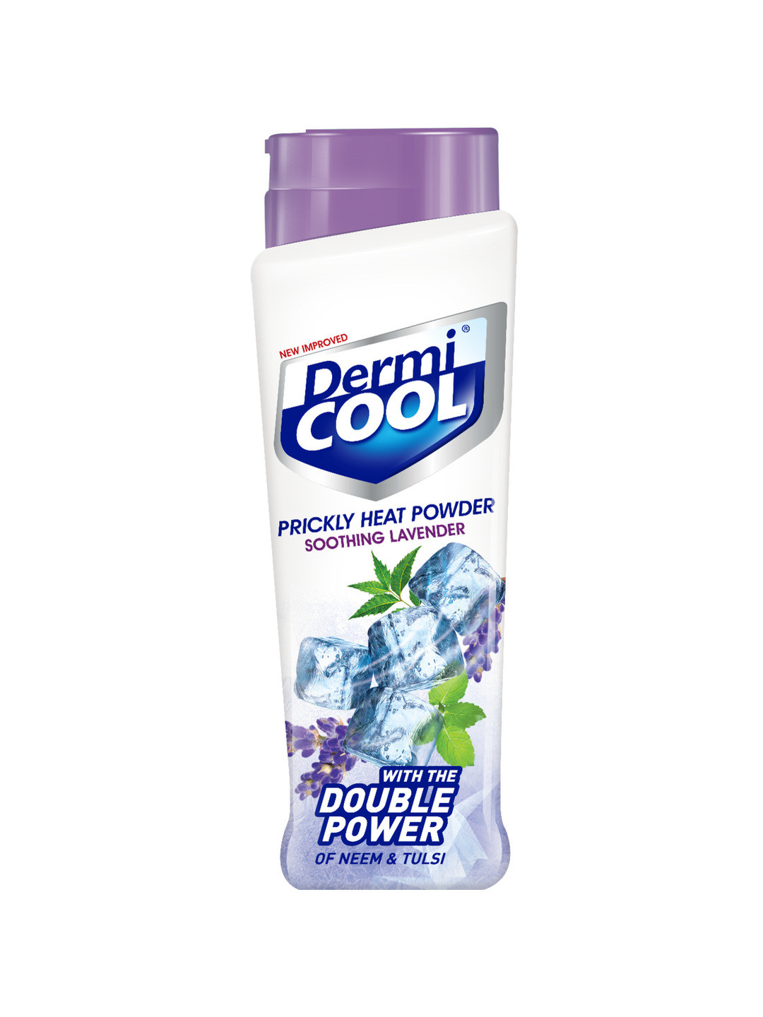 DermiCOOL Soothing Lavender Prickly Heat Powder with Neem & Tulsi - 400 g