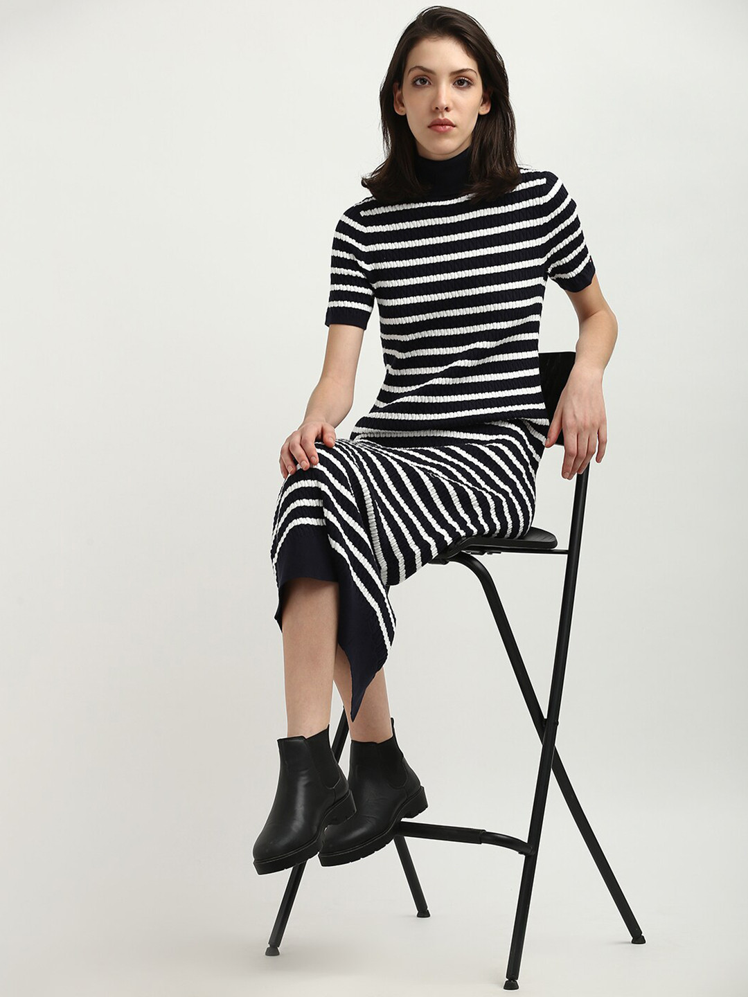 Tommy Hilfiger Striped Midi Dress