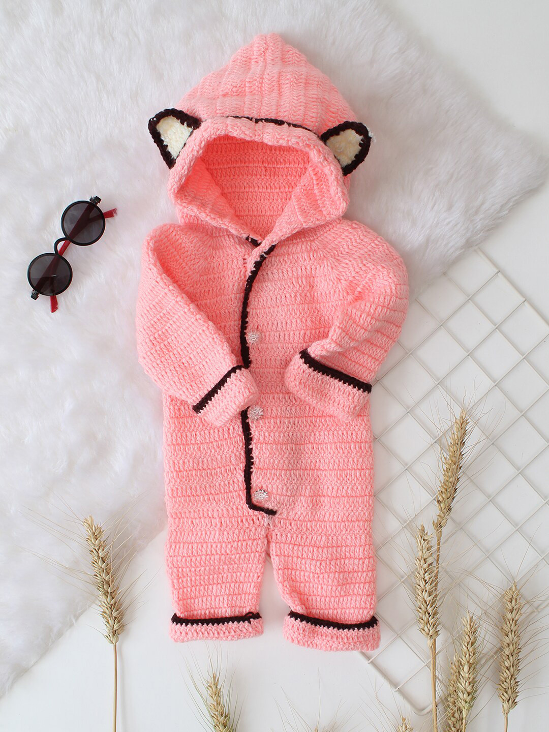 Woonie Infant Girls Rompers