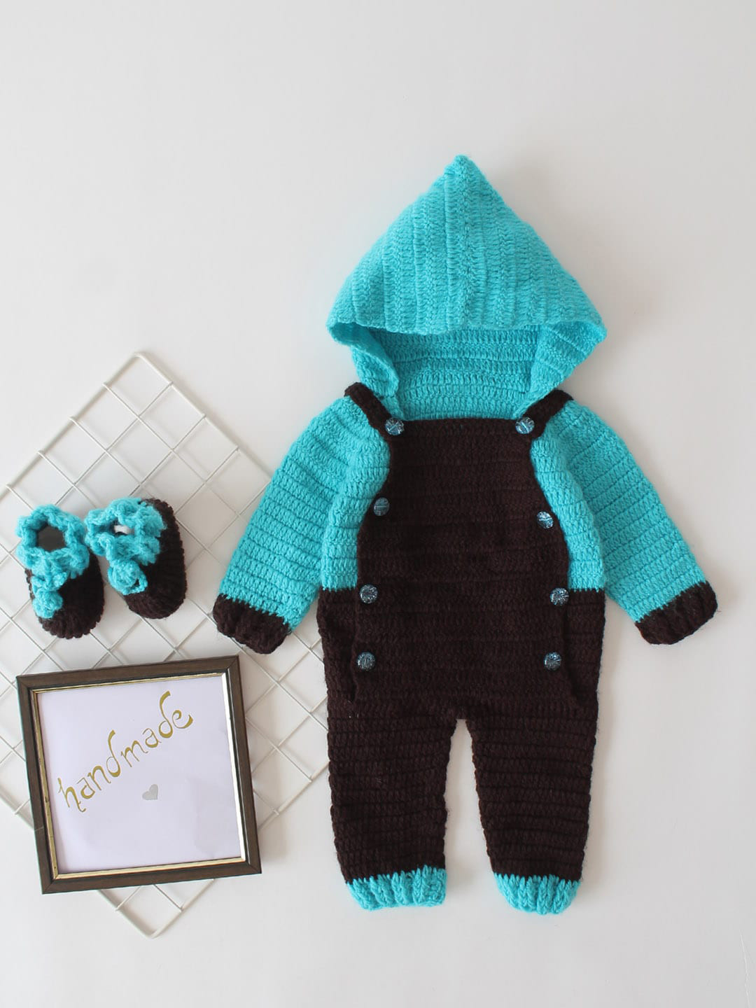 Woonie Boys Knitted Rompers