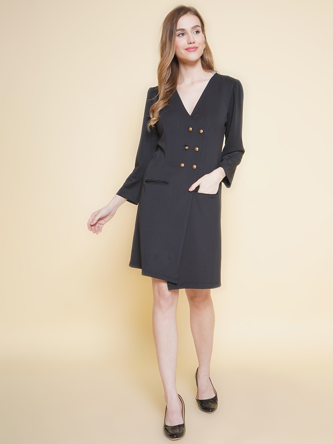 BAESD Scuba Casual Blazer Dress