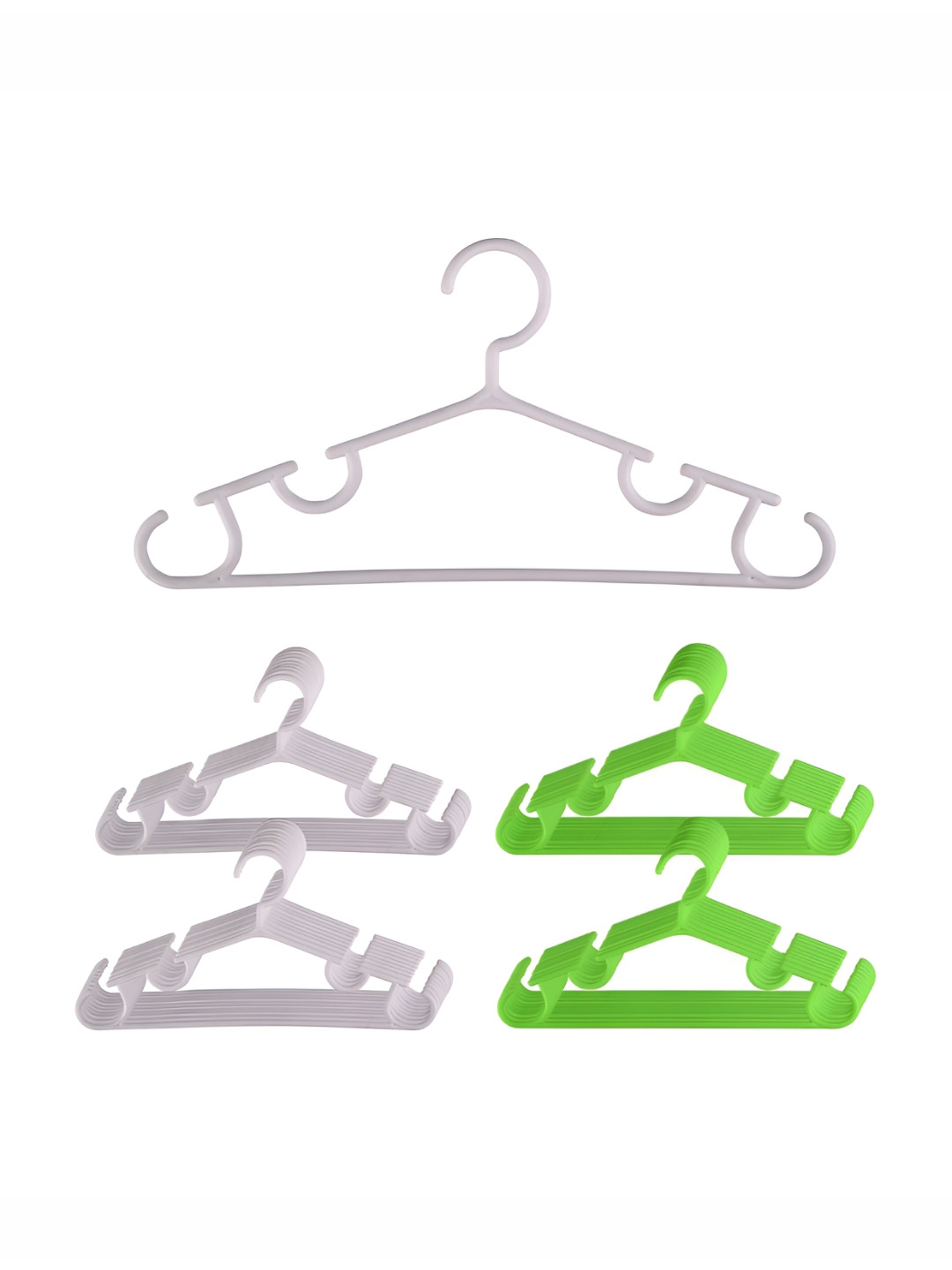 Kuber Industries Pack of 40 Solid Bar Hangers
