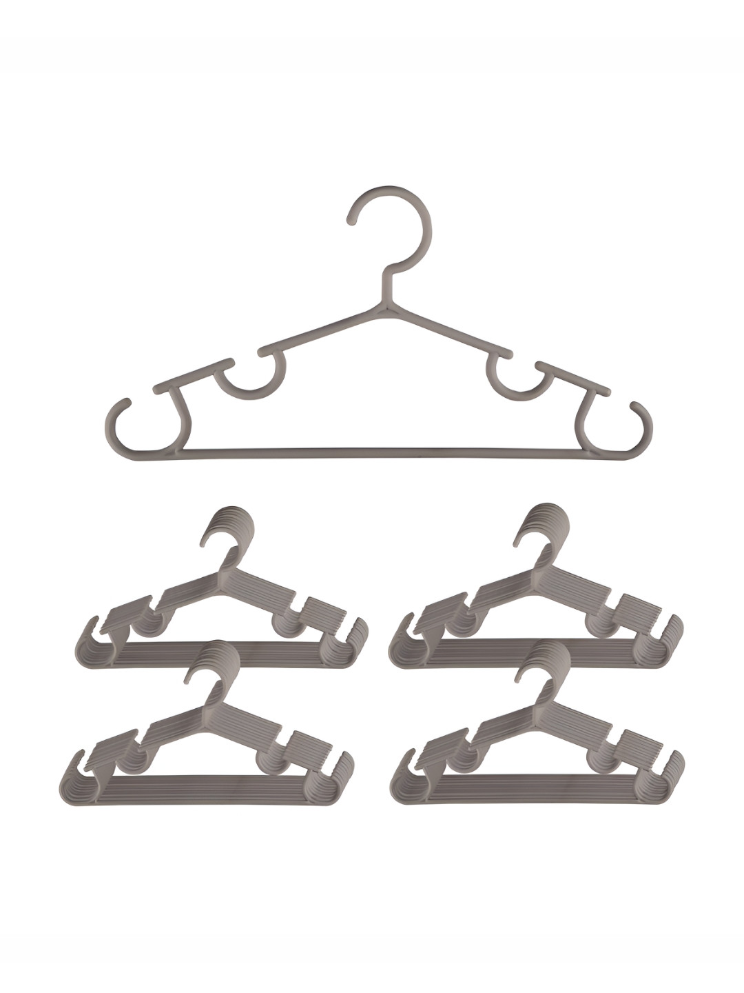 Kuber Industries Pack of 40 Grey Bar Hangers
