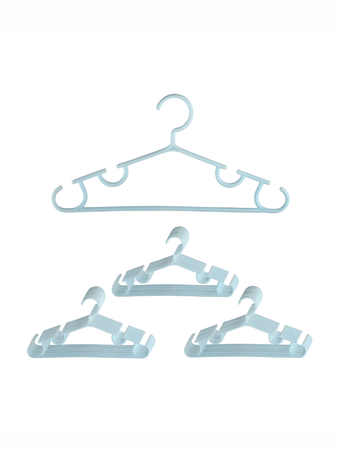 Kuber Industries Pack of 30 Plastic Plastic Multi-Purpose Bar Hangers
