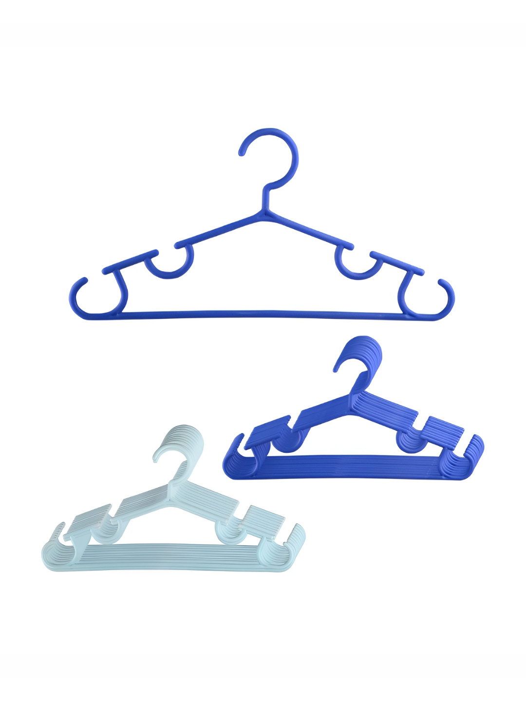 Kuber Industries 20 Pieces Blue & Sky Blue Bar Hangers
