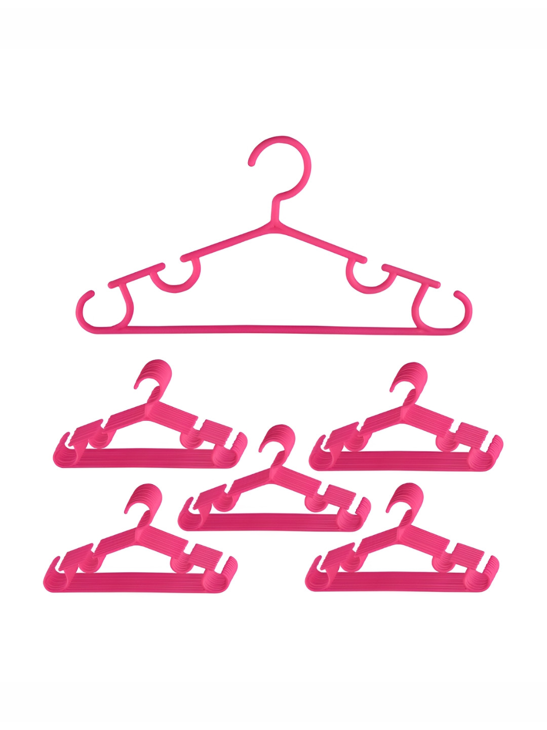 Kuber Industries 50 Pieces Pink Bar Hangers