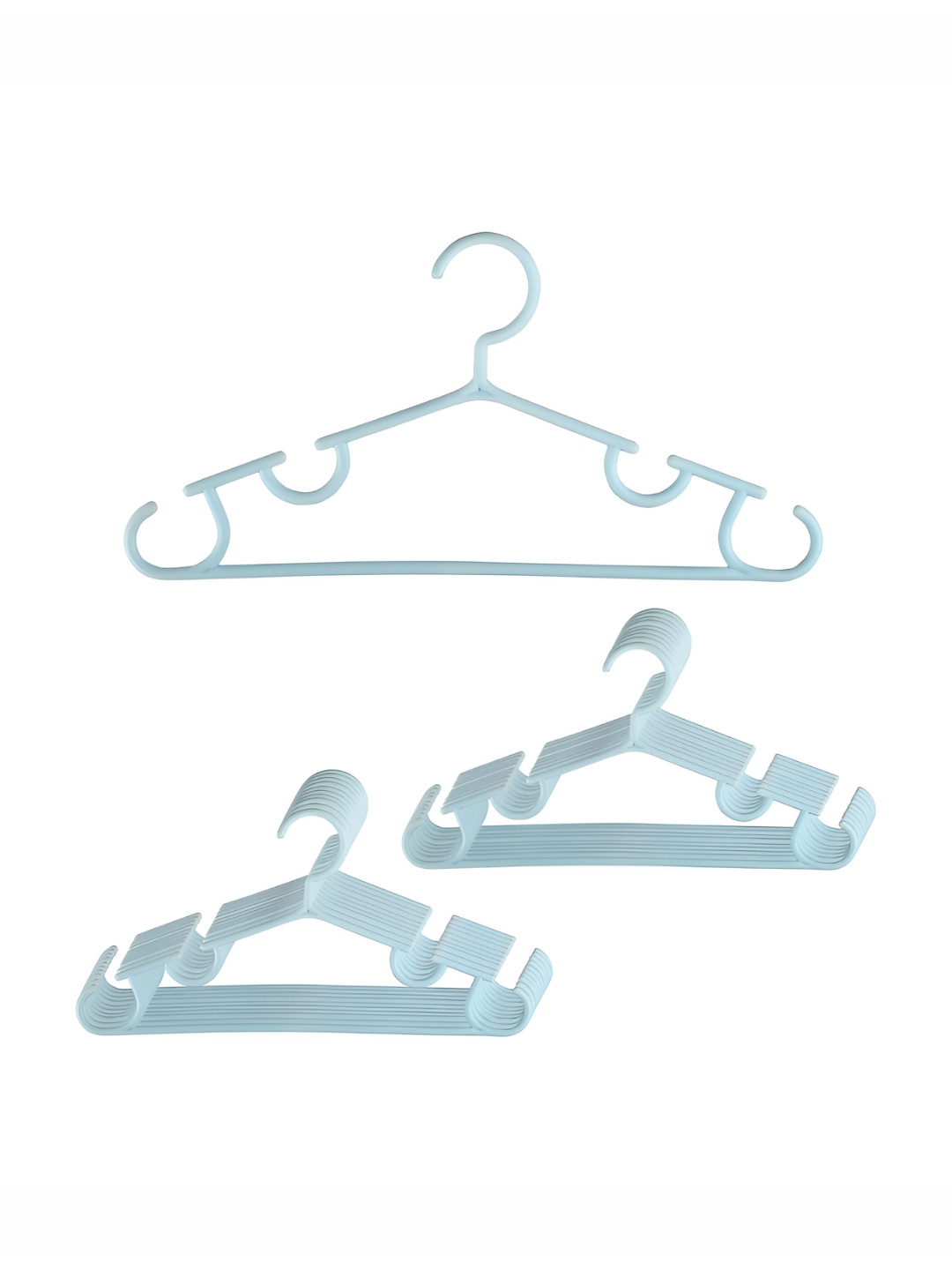 Kuber Industries Pack of 20 Plastic Multi-Purpose Bar Hangers