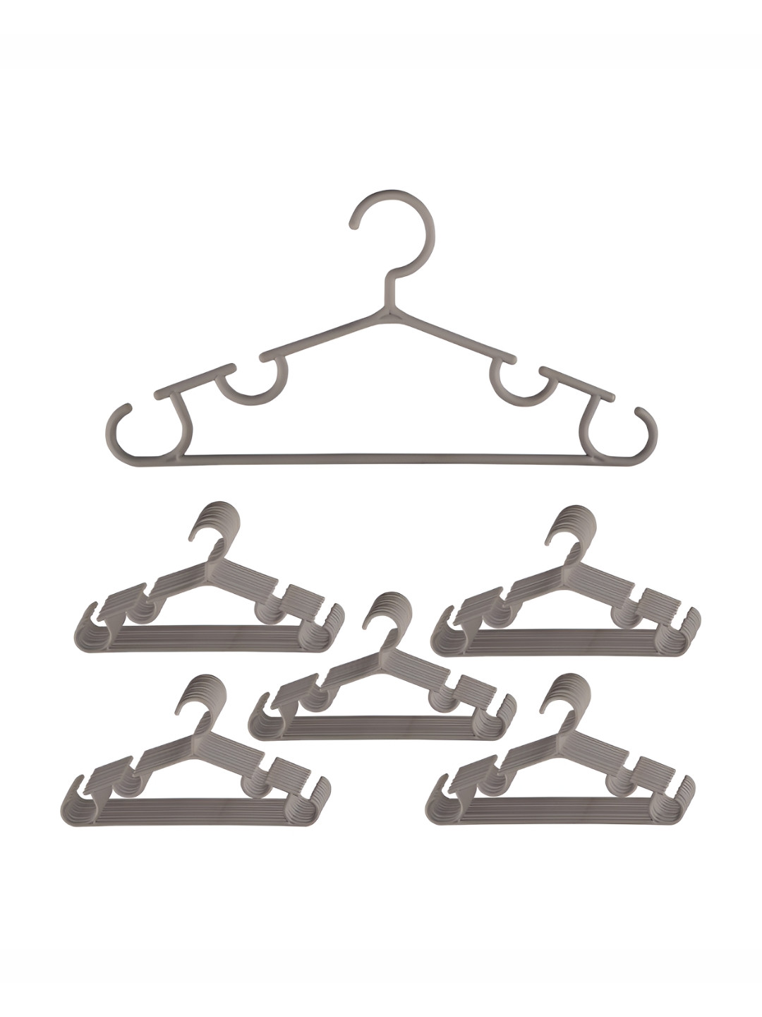 Kuber Industries Pack of 50 Solid Bar Hangers