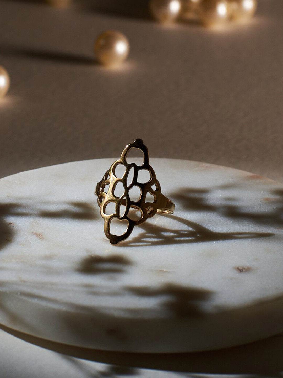 SALTY Women Edwardian Cutwork Finger Ring