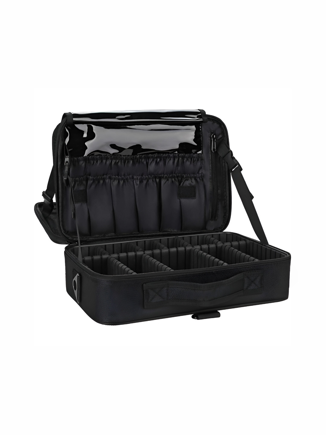 Veoni BELLE Black Set of 1 Water Resistant Makeup Organiser Organisers