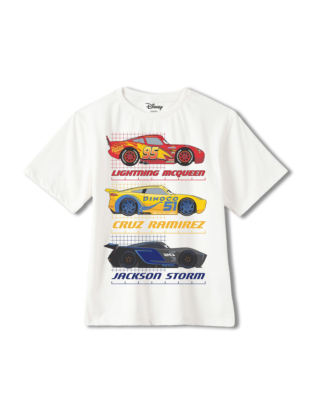 Wear Your Mind Boys Typography Cars Printed Cotton Oversized T-shirt