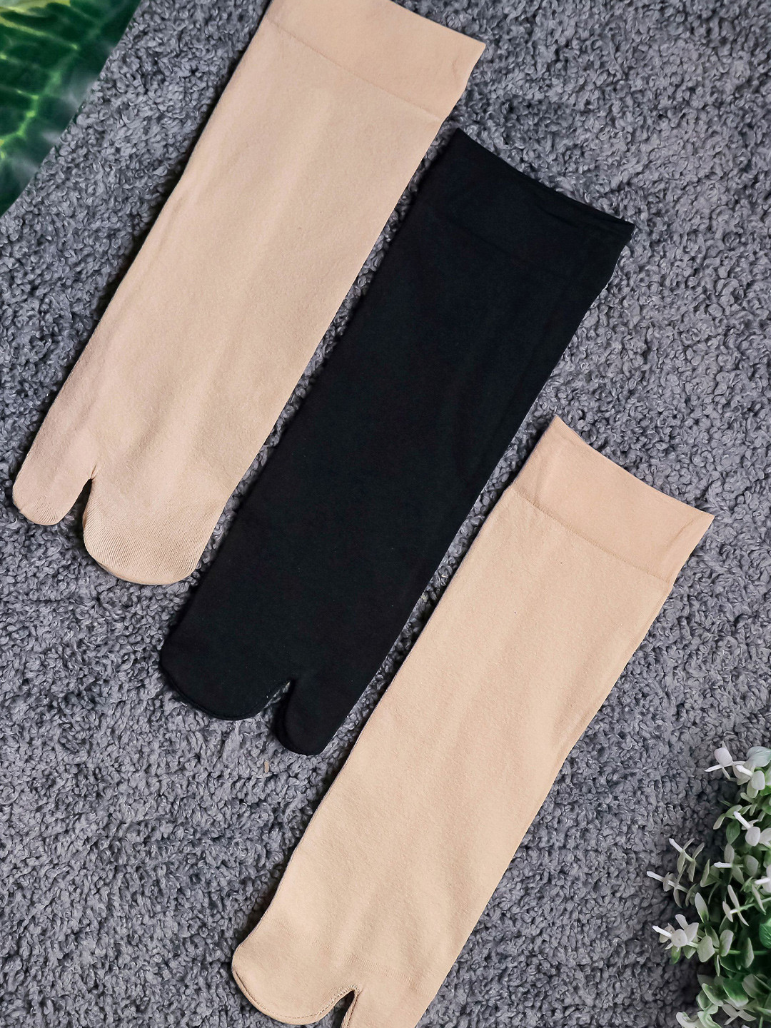 Brauch Pack Of 3 Cotton Calf-Length Socks