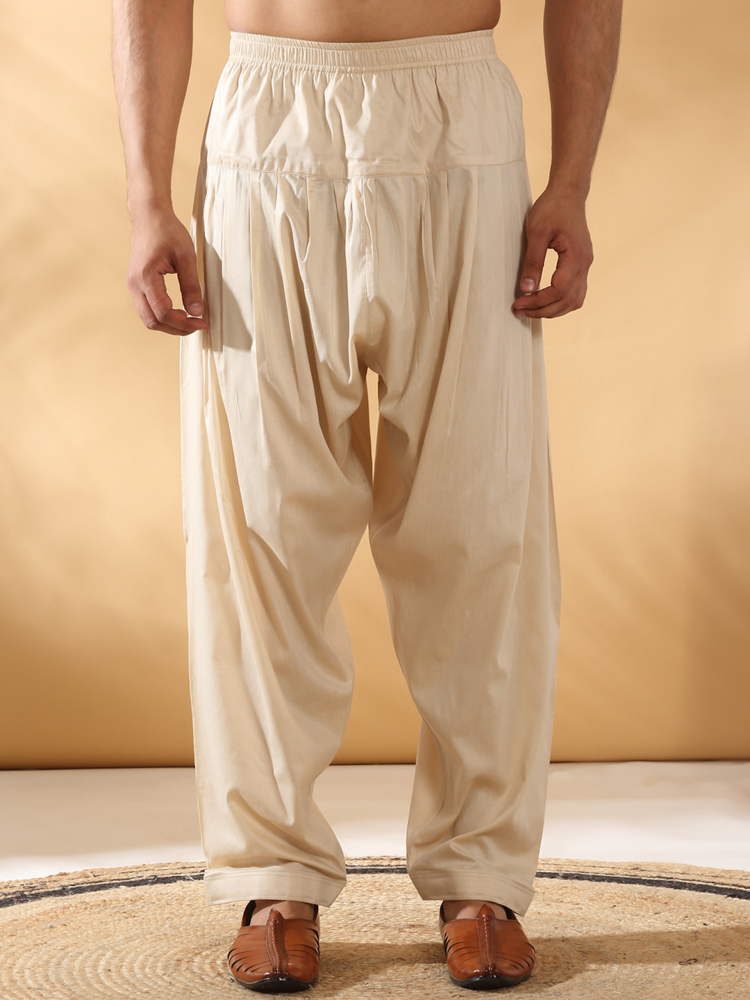 KRAFT INDIA Men Loose Fit Silk Salwar