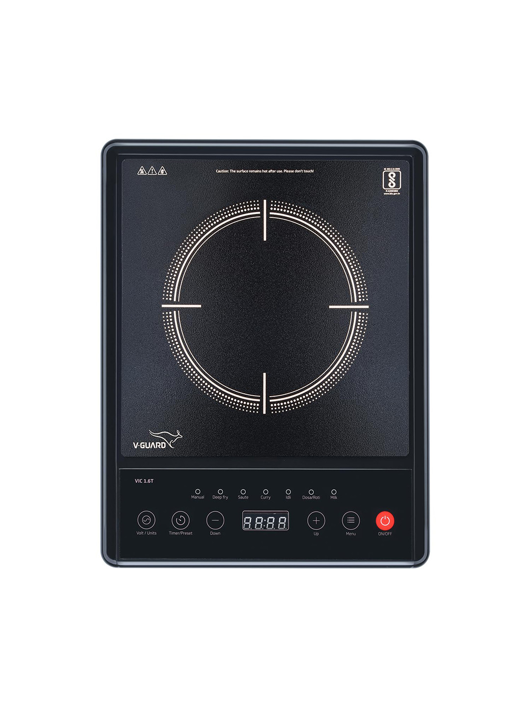 V-Guard VIC 1.6 T 1600 W Touch Induction Cooktop